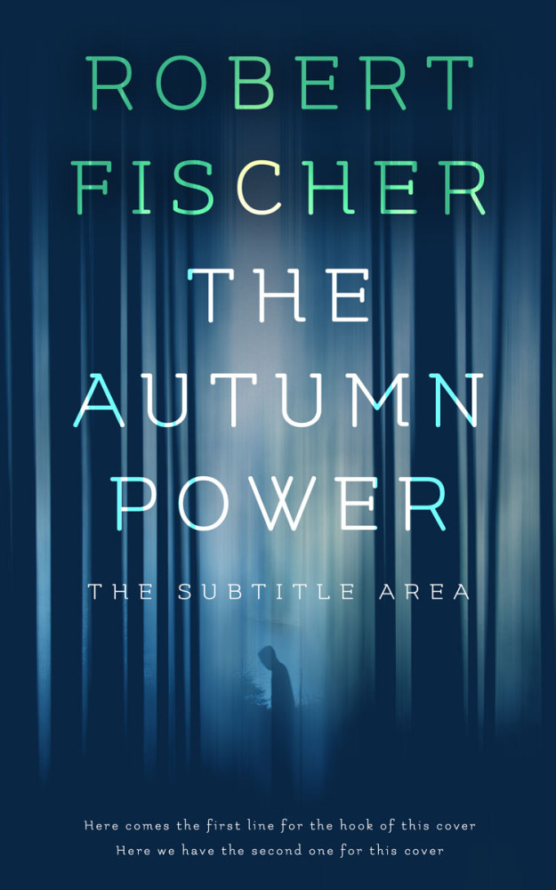 Front view of Black #28123 - Premade Mystery & Thriller & Suspense Book Cover