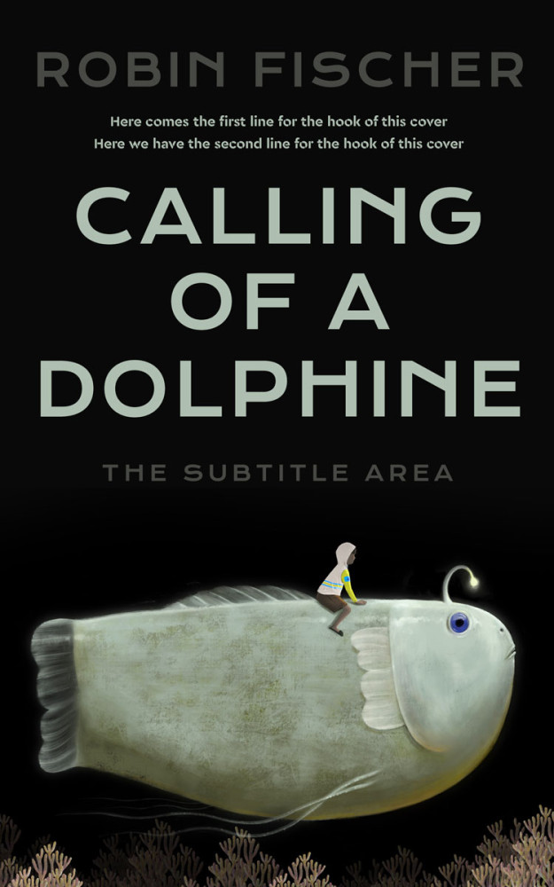 Front view of Bud #28171 - Premade Surreal Book Cover