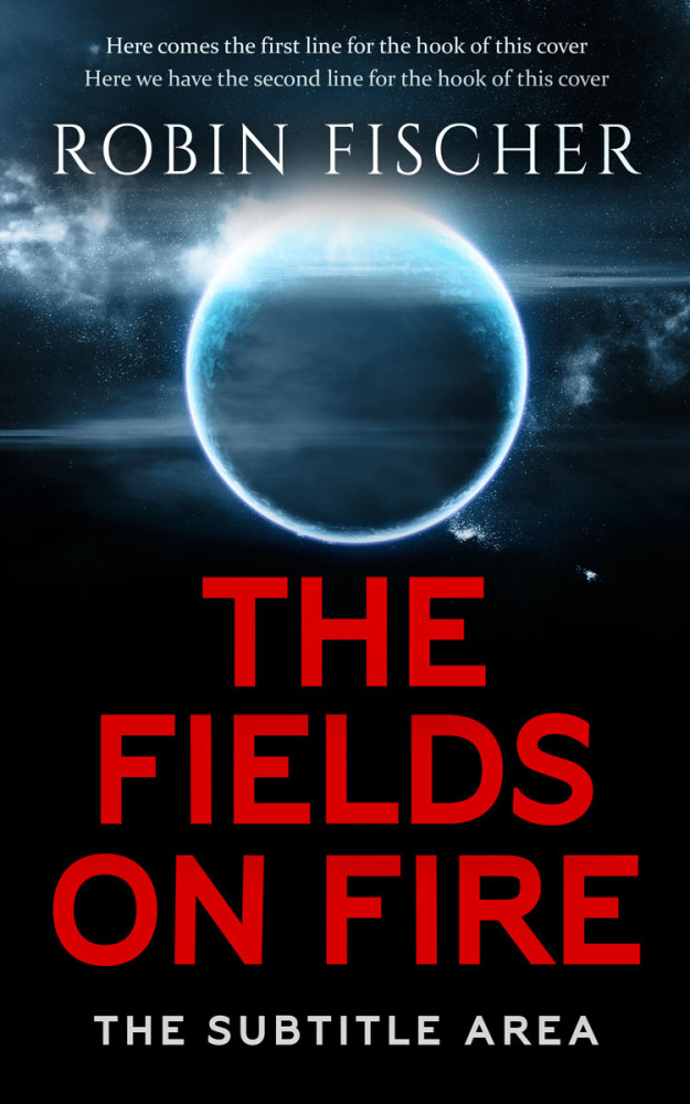 Front view of Chestnut Rose #28196 - Premade Science Fiction Book Cover