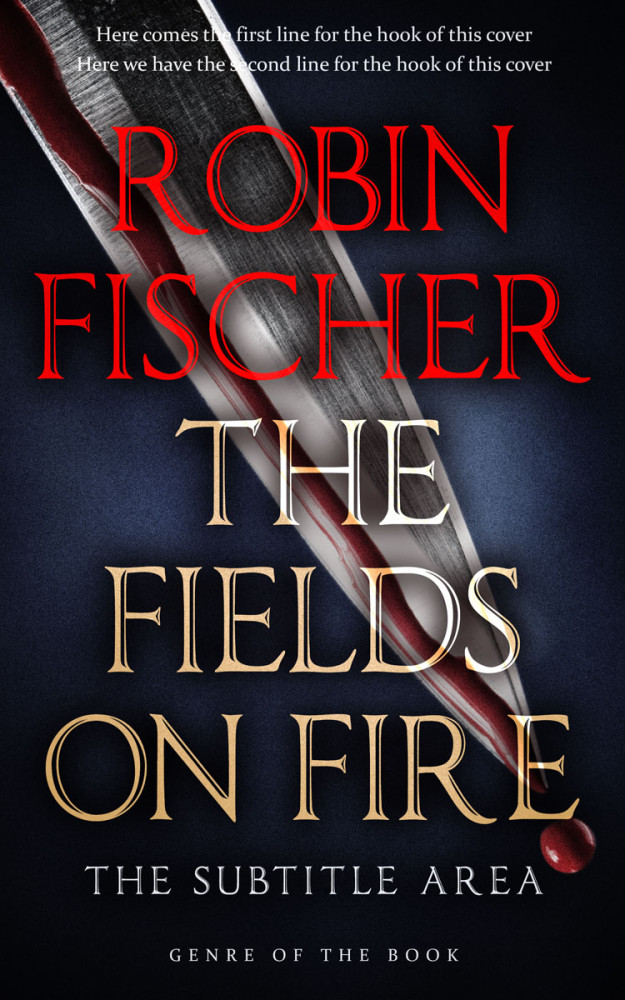 Front view of Cinder #28203 - Premade Mystery & Thriller & Suspense Book Cover