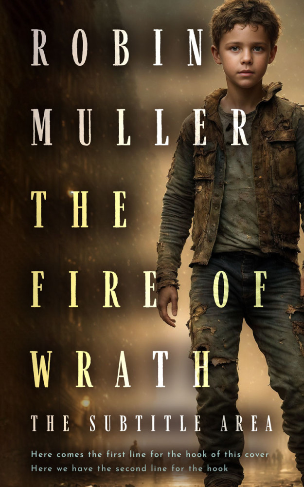 Front view of Eclipse #28290 - Premade Apocalyptica Book Cover