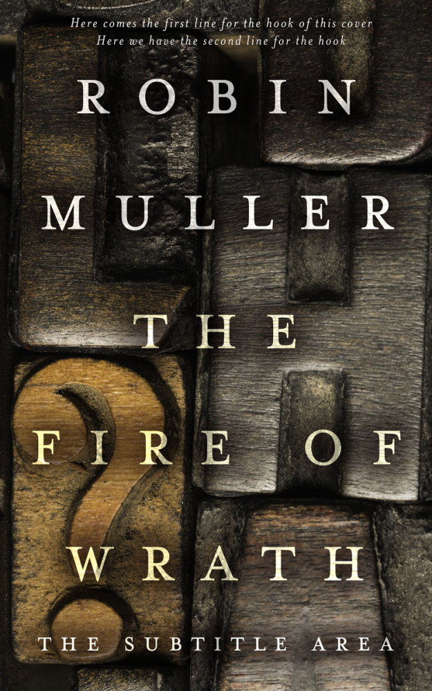 Front view of Zeus #28342 - Premade Abstract Book Cover