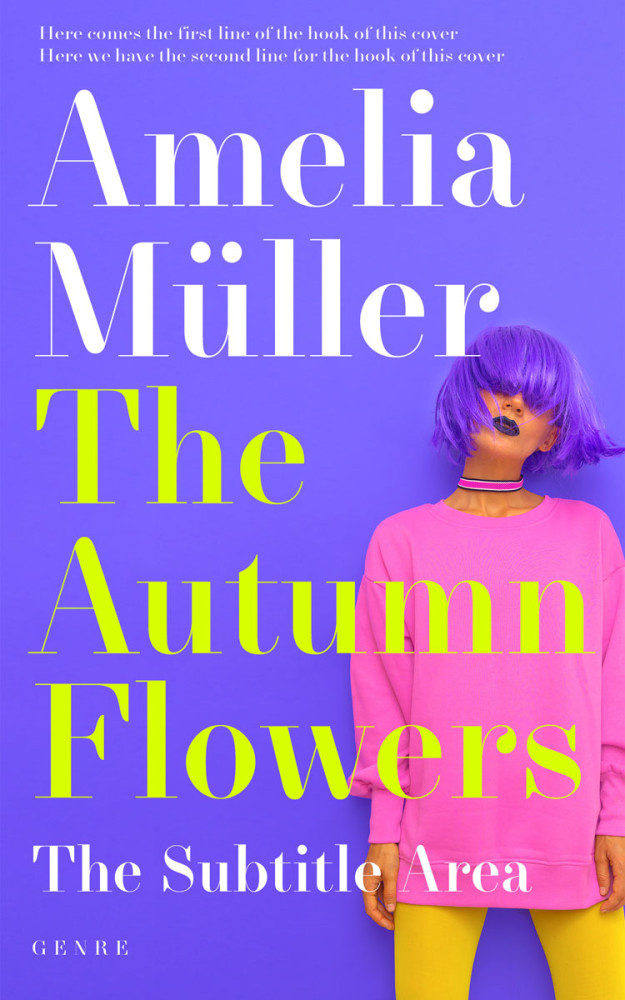 Front view of Cornflower Blue #28350 - Premade Teen & Young Adult Book Cover