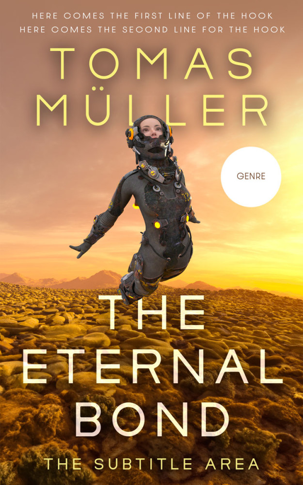 Front view of Muddy Waters #28489 - Premade Science Fiction Book Cover