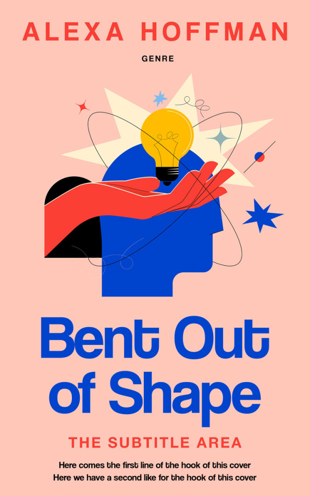 Front view of Apricot Peach #28533 - Premade Self-Improvement & Self-Help Book Cover