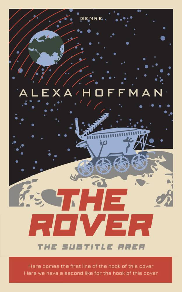 Front view of Thunder #28623 - Premade Science Fiction Book Cover