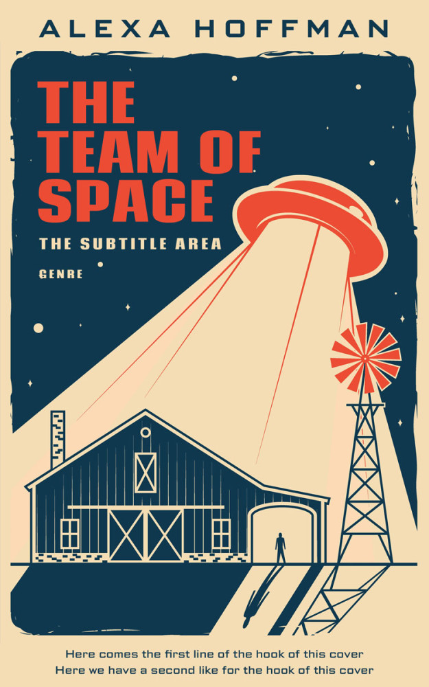 Front view of Sidecar #28625 - Premade Science Fiction Book Cover