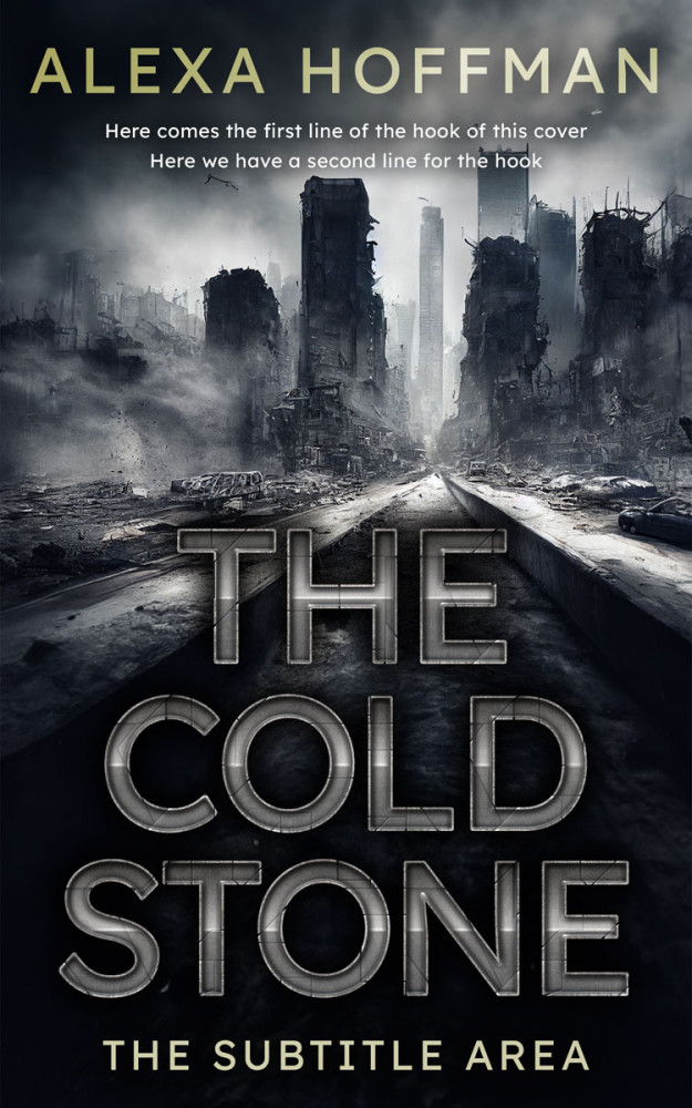 Front view of Shark #28629 - Premade Apocalyptica Book Cover