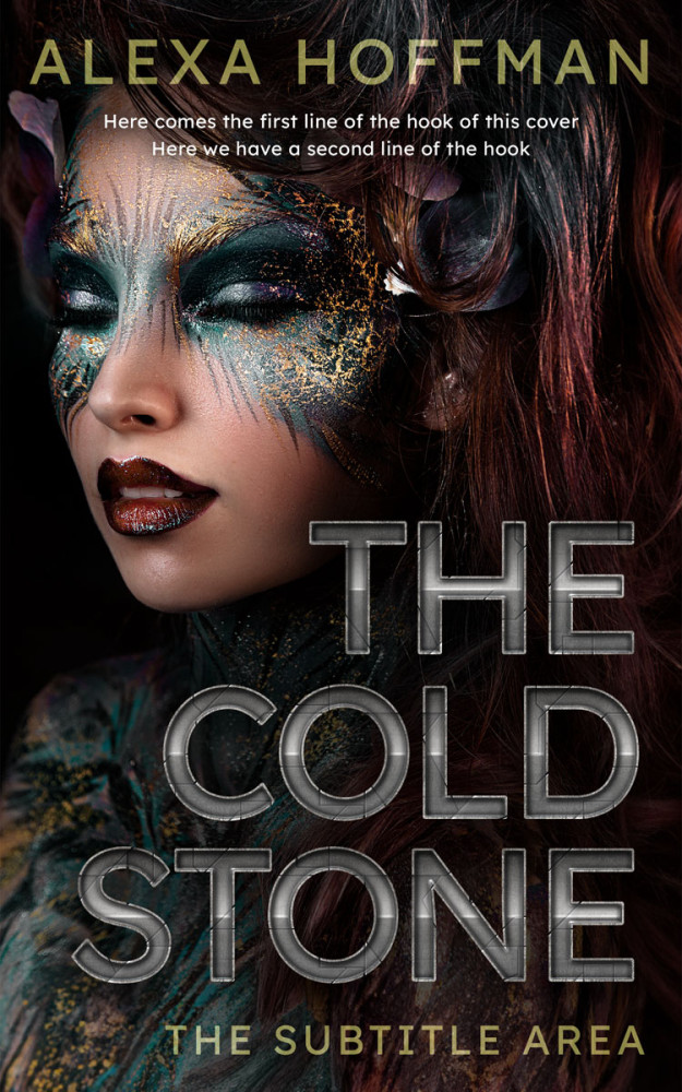 Front view of Cocoa Brown #28634 - Premade Fantasy Book Cover