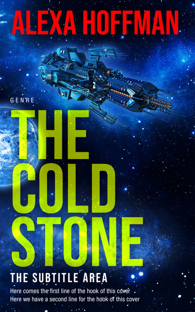 Front view of Lucky #28663 - Premade Science Fiction Book Cover