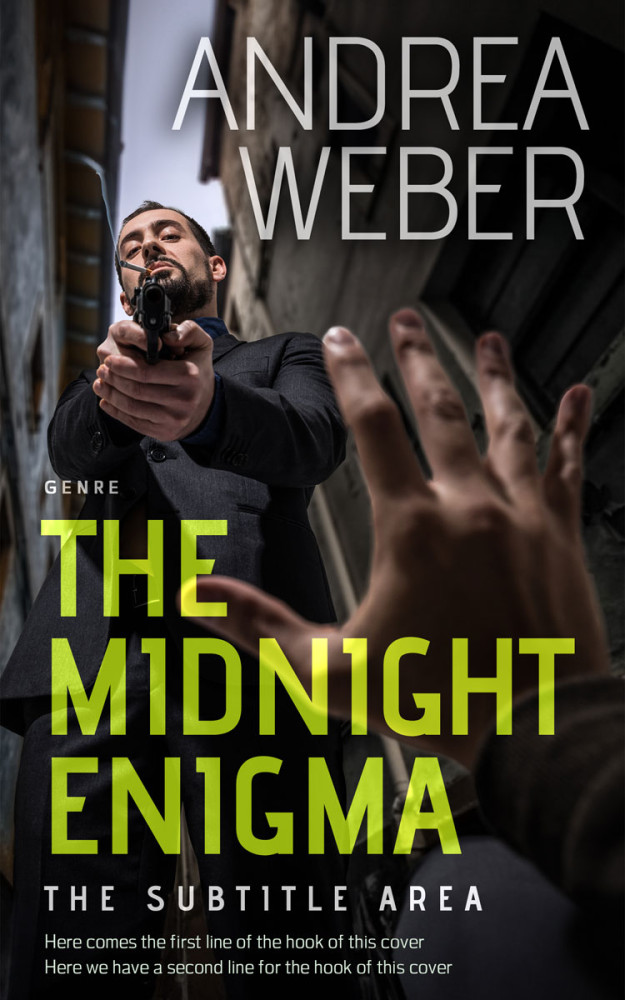 Front view of Cod Gray #28716 - Premade Mystery & Thriller & Suspense Book Cover