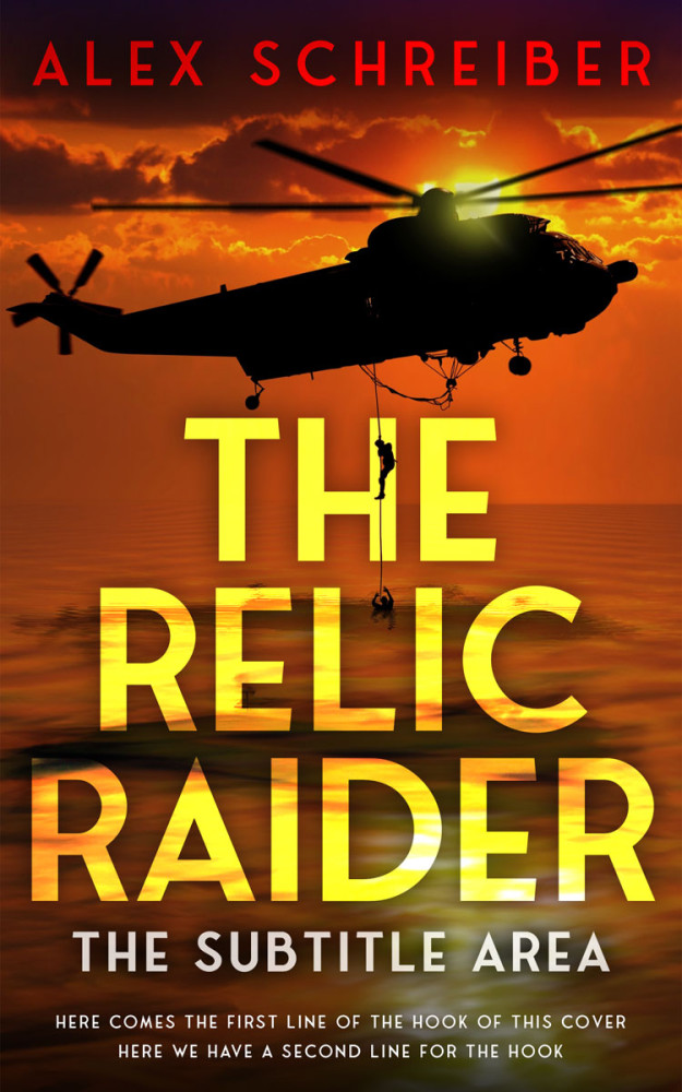 Front view of Copper Canyon #28770 - Premade Action & Adventure Book Cover