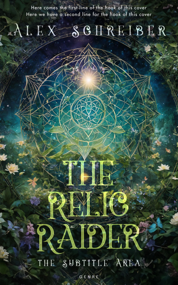 Front view of Outer Space #28772 - Premade Religion & Spirituality Book Cover