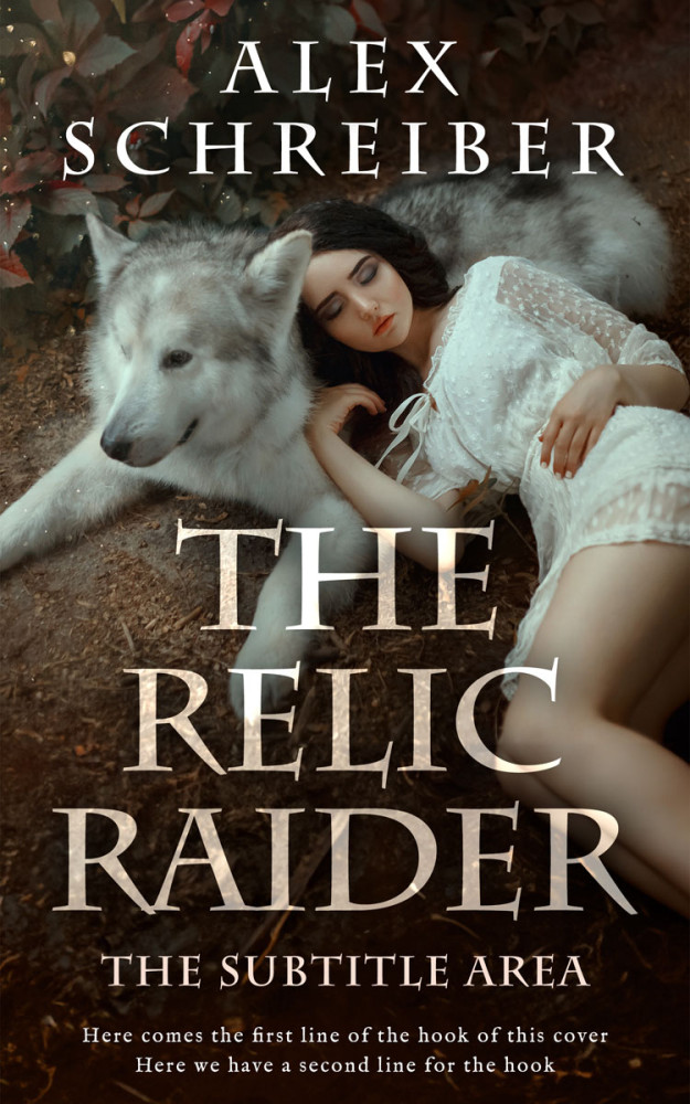 Front view of Oil #28801 - Premade Fantasy Book Cover