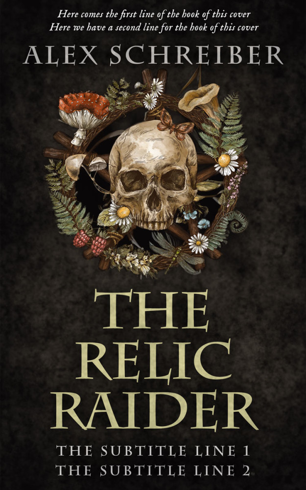 Front view of Rangoon Green #28810 - Premade Horror Book Cover