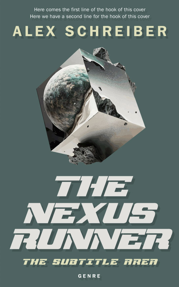 Front view of Nandor #28847 - Premade Science Fiction Book Cover