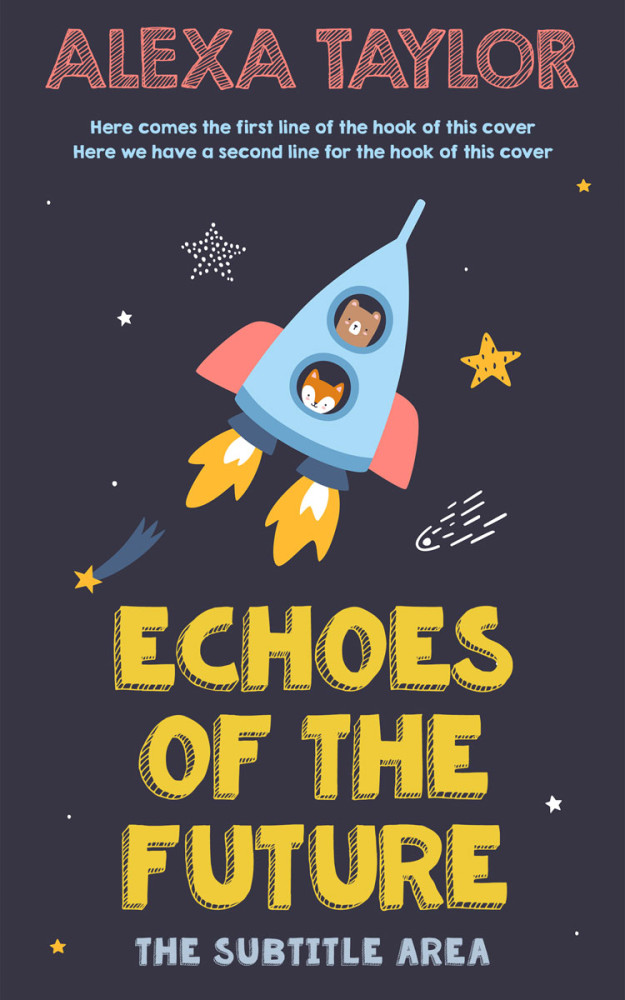 Front view of Tuna #28898 - Premade Science Fiction Book Cover