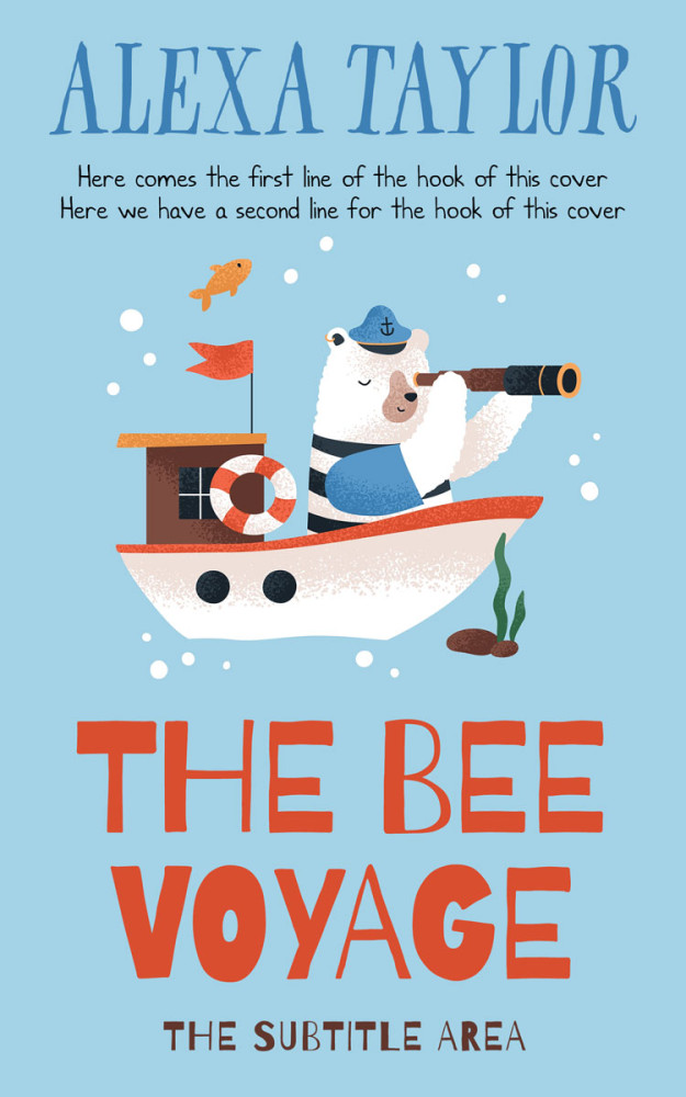 Front view of Regent St Blue #28906 - Premade Fantasy Book Cover