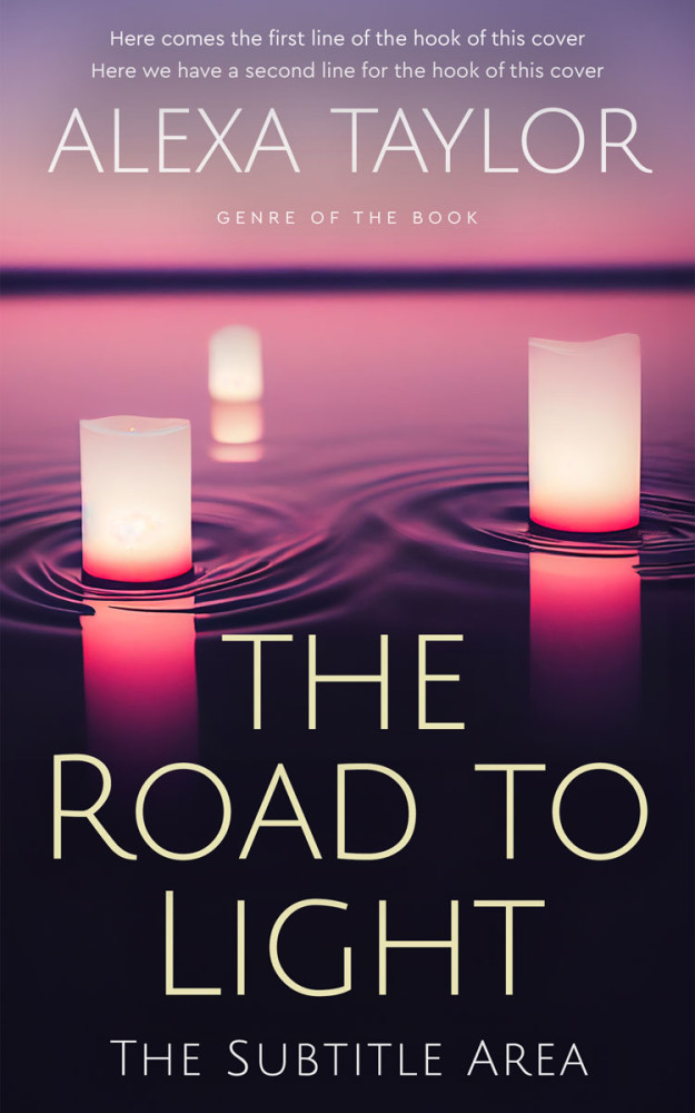 Front view of Petite Orchid #28934 - Premade Health & Mind & Body Book Cover