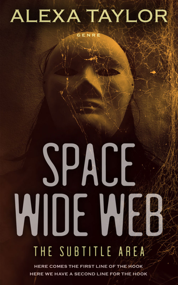 Front view of Crowshead #28971 - Premade Horror Book Cover