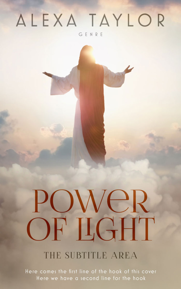 Front view of Soft Amber #29048 - Premade Religion & Spirituality Book Cover