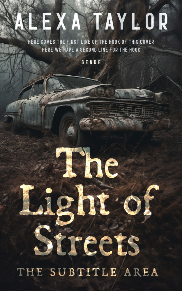 Front view of Dune #29088 - Premade Abstract Book Cover