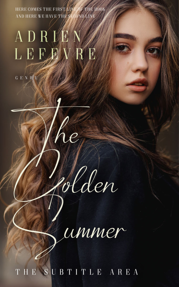 Front view of Cocoa Brown #29379 - Premade Teen & Young Adult Book Cover