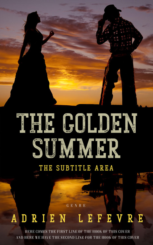 Front view of Tussock #29388 - Premade Romance Book Cover