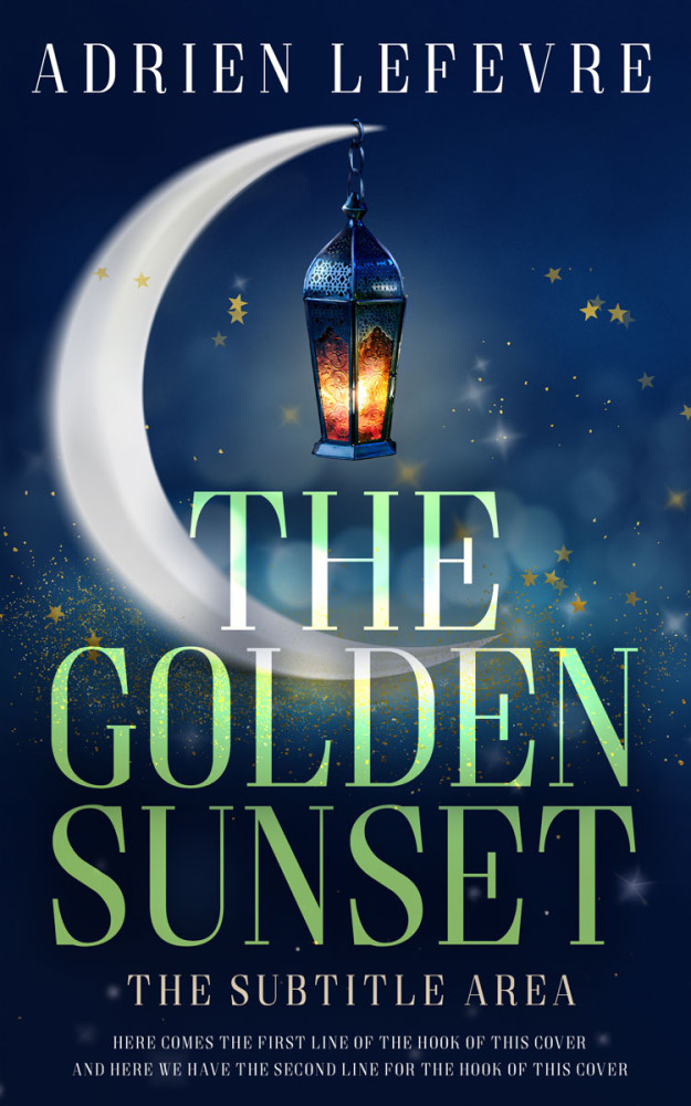 Front view of Black #29399 - Premade Religion & Spirituality Book Cover