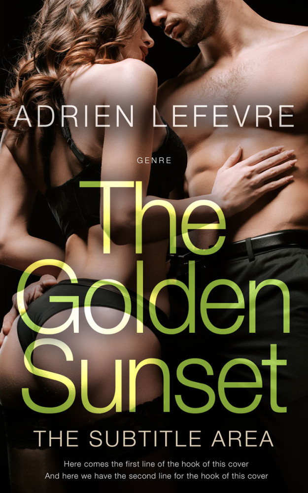 Front view of Rodeo Dust #29406 - Premade Erotica Book Cover