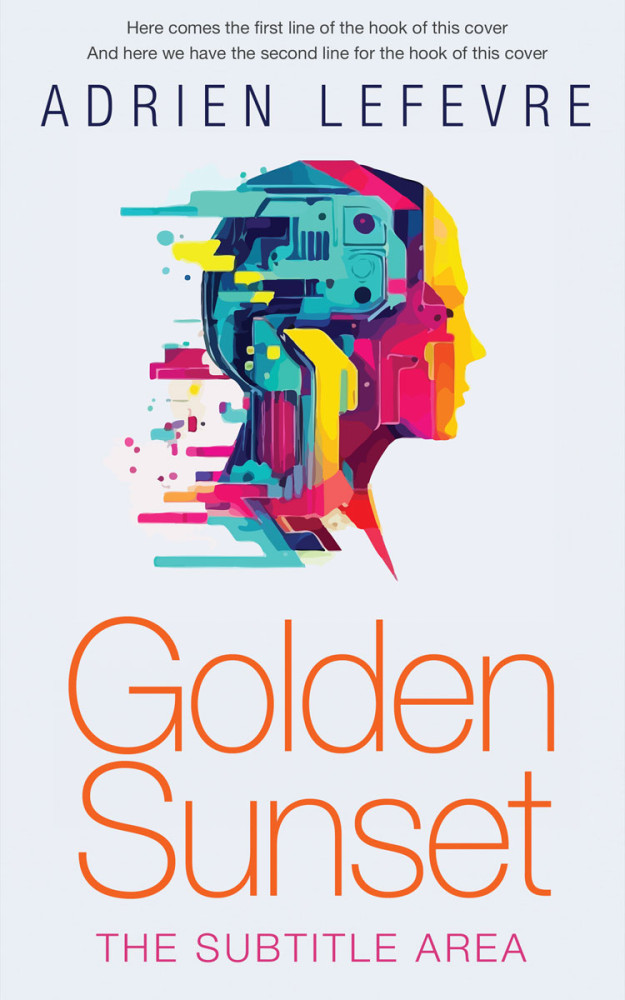 Front view of Athens Gray #29418 - Premade Abstract Book Cover