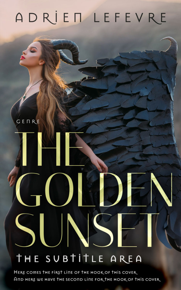 Front view of Shark #29450 - Premade Fantasy Book Cover