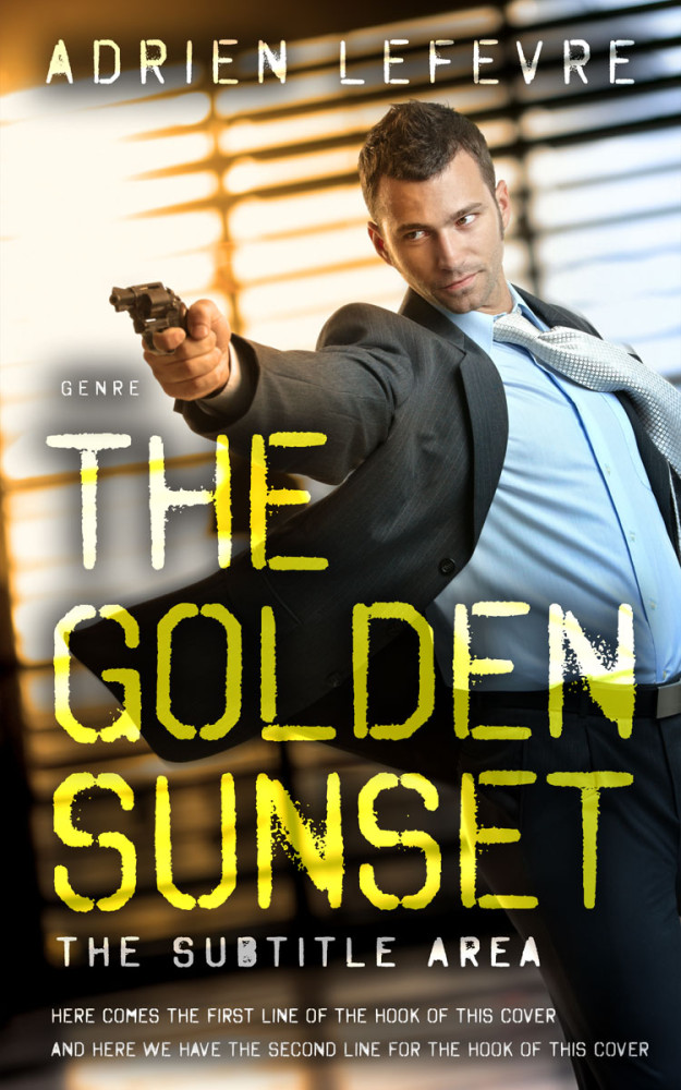 Front view of Raffia #29458 - Premade Mystery & Thriller & Suspense Book Cover