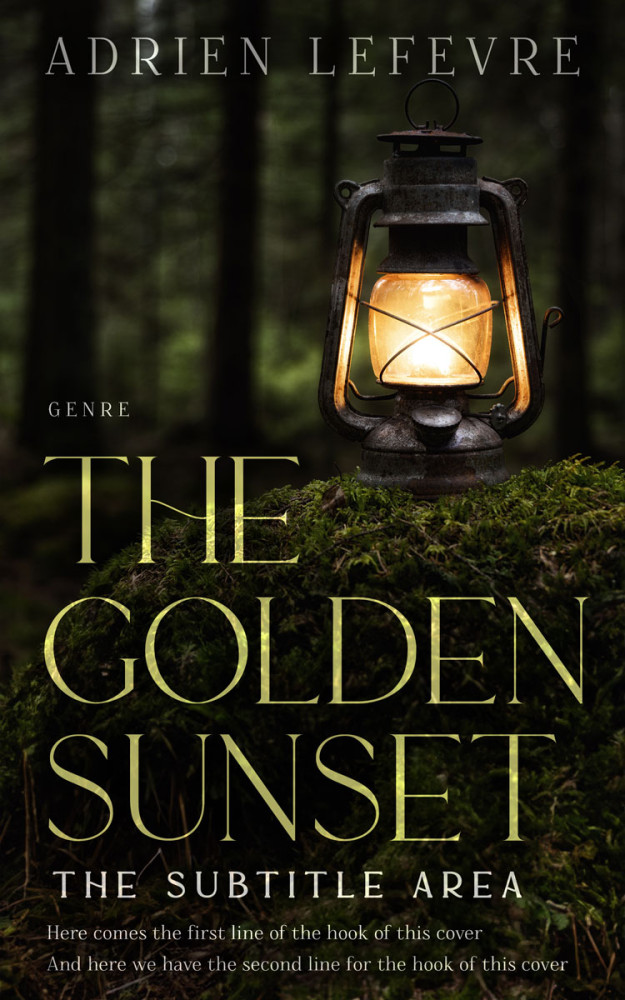 Front view of Rangoon Green #29461 - Premade Literary Fiction Book Cover