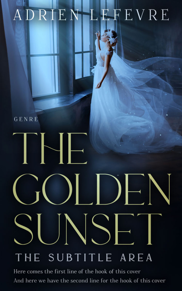 Front view of Mirage #29464 - Premade Fantasy Book Cover