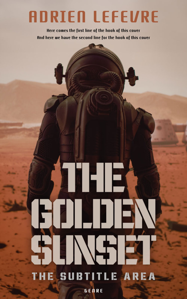 Front view of Night Rider #29528 - Premade Apocalyptica Book Cover