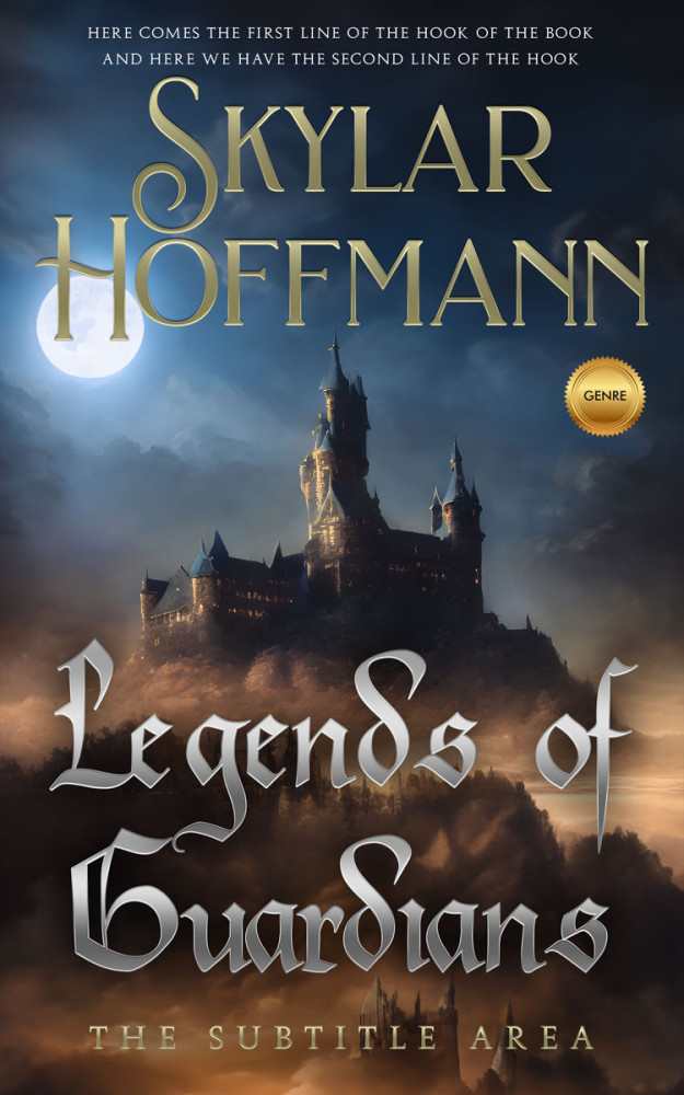 Front view of Tuna #29570 - Premade Fantasy Book Cover