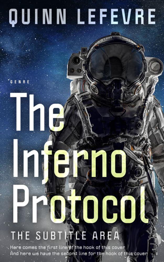 Front view of Ebony Clay #29597 - Premade Science Fiction Book Cover