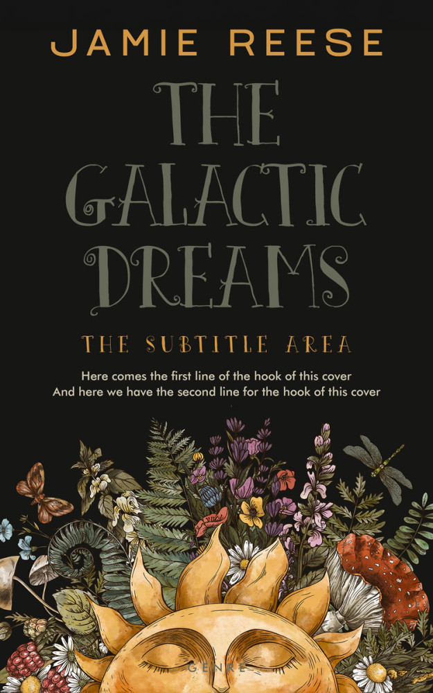 Front view of Laser #29664 - Premade Abstract Book Cover