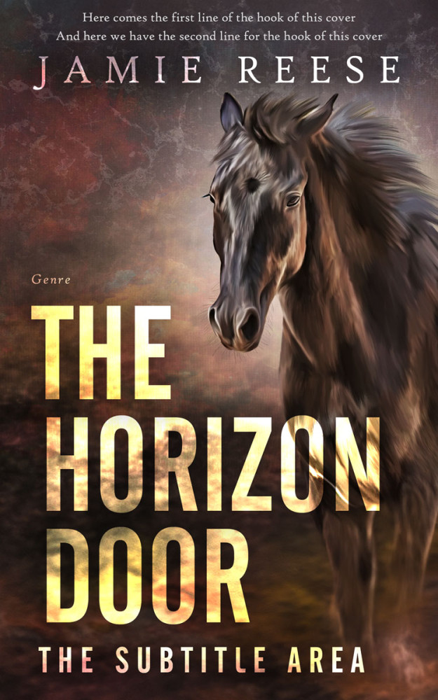 Front view of English Walnut #29698 - Premade Western Book Cover