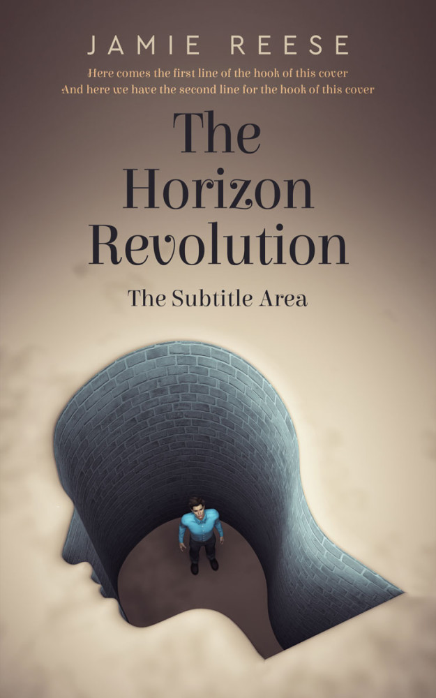 Front view of Heathered Gray #29704 - Premade Self-Improvement & Self-Help Book Cover