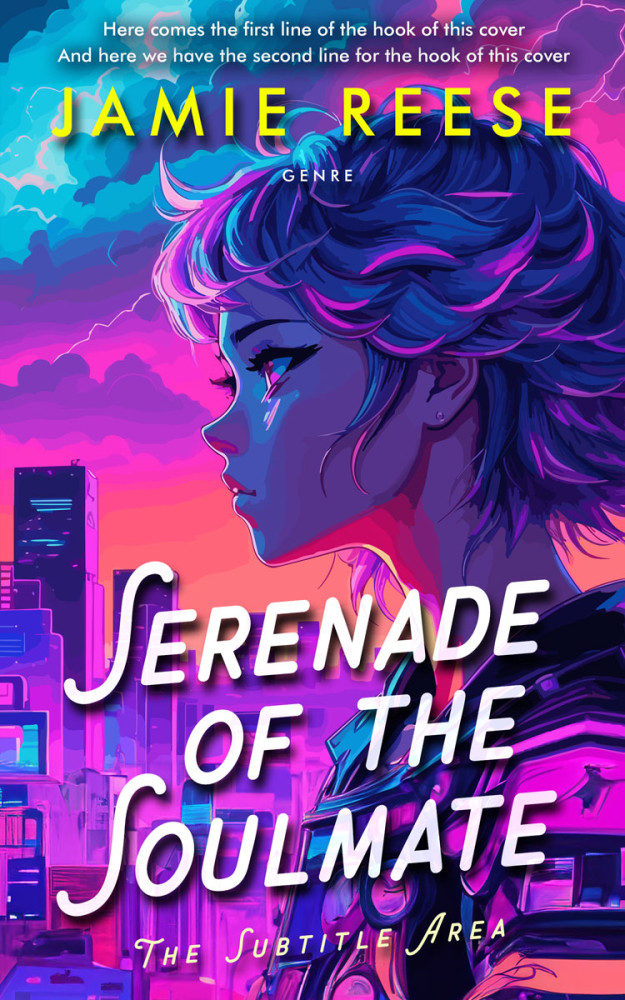 Front view of Minsk #29718 - Premade Science Fiction Book Cover