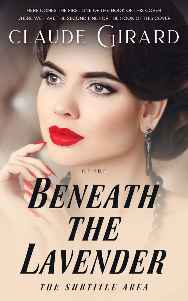 Front view of Thunder #29779 - Premade Romance Book Cover