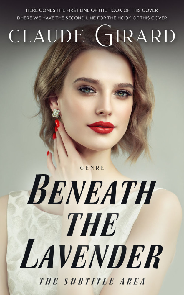 Front view of Foggy Gray #29780 - Premade Royal Romance Book Cover