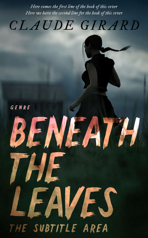 Front view of Indian Khaki #29842 - Premade Mystery & Thriller & Suspense Book Cover