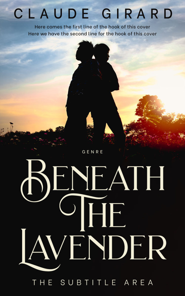 Front view of Swirl #29869 - Premade Business Book Cover