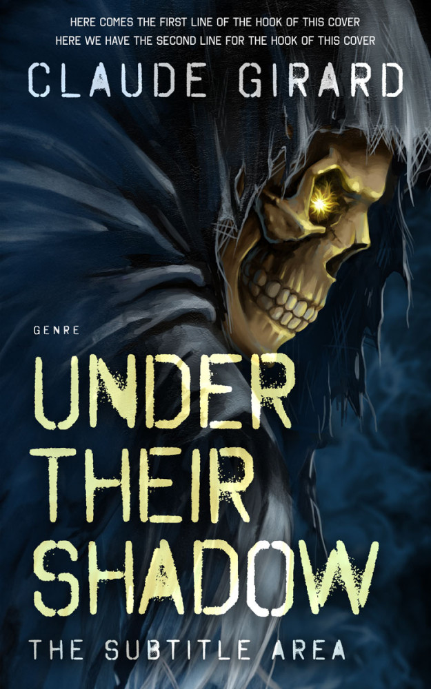 Front view of Mirage #29876 - Premade Horror Book Cover