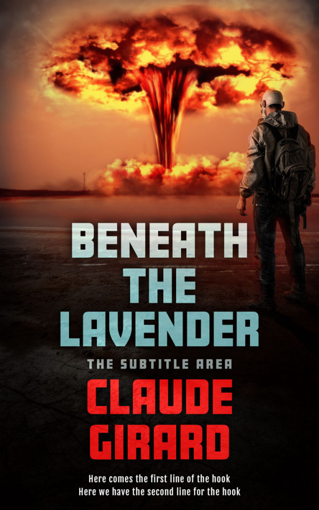 Front view of Raw Sienna #29942 - Premade Apocalyptica Book Cover