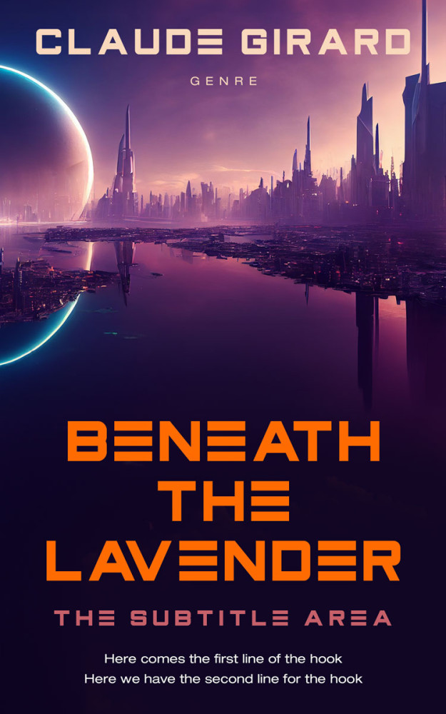 Front view of New York Pink #29957 - Premade Apocalyptica Book Cover