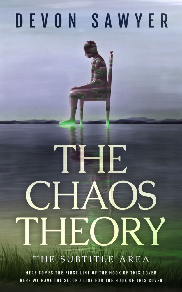 Front view of Lunar Green #29983 - Premade Health & Mind & Body Book Cover